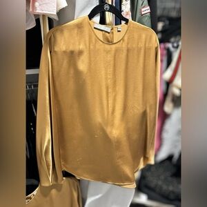 VINCE Elegant Gold Women's Top